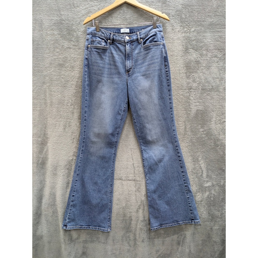 Boho High Rise Flare Jeans Womens 8 29 Loft Outlet Medium Wash Denim Stretch